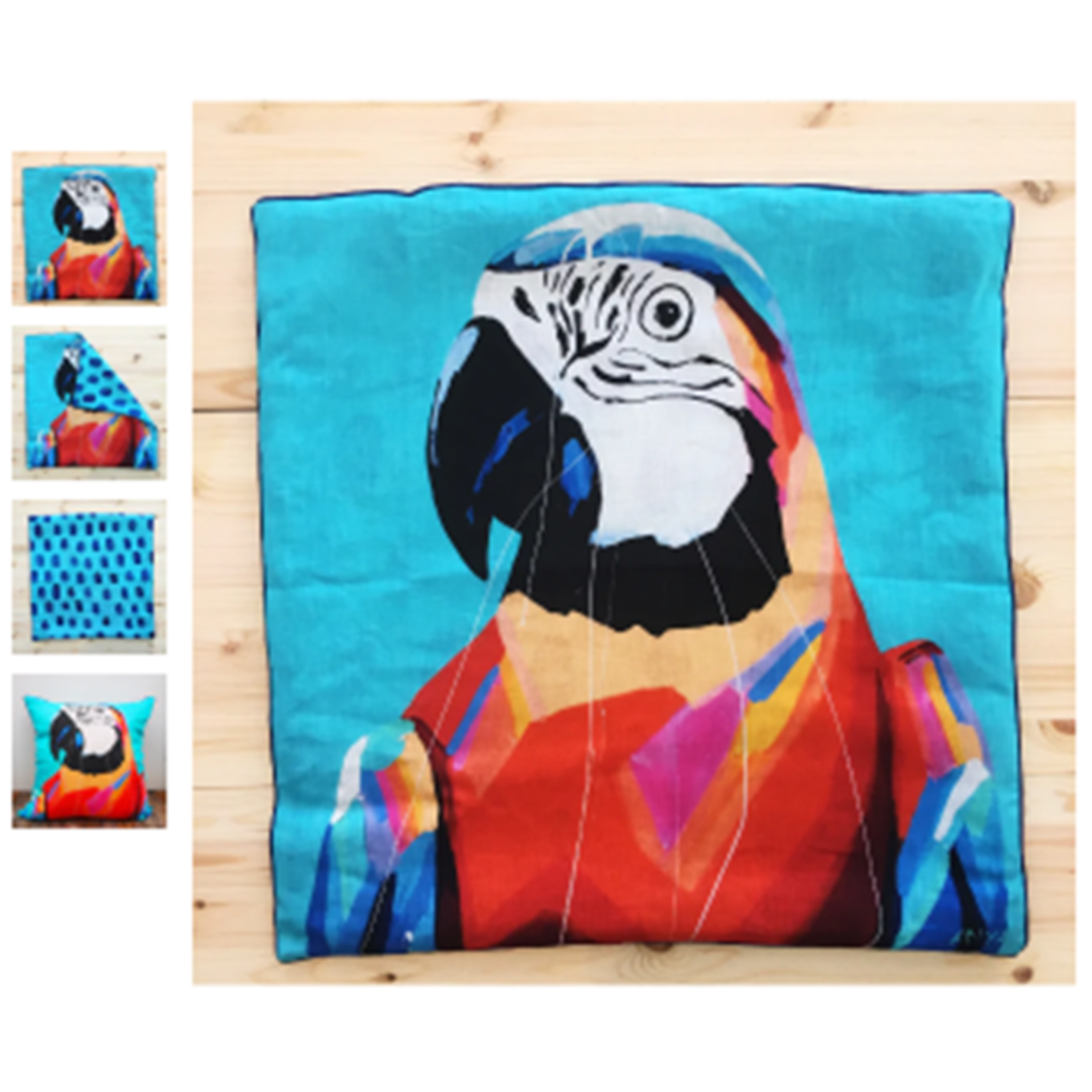 Macaw Cushion COVER