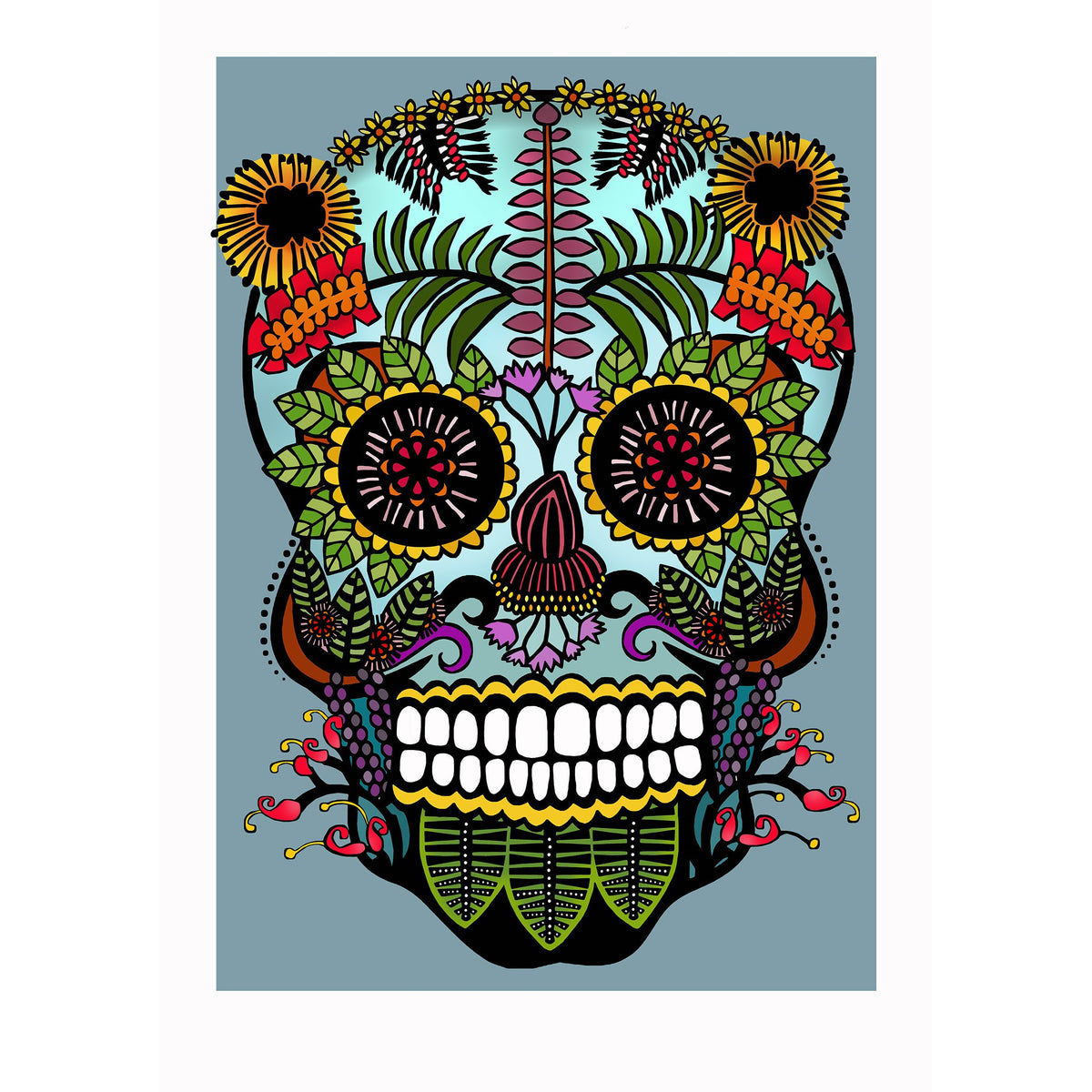 Calaveras Original - Grey Blue