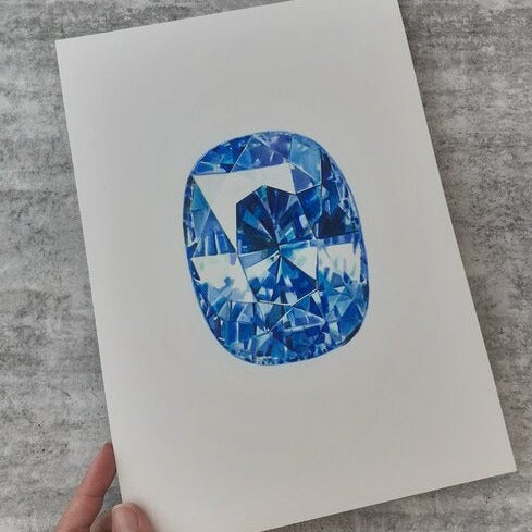 Blue Sapphire - Fine Art Print