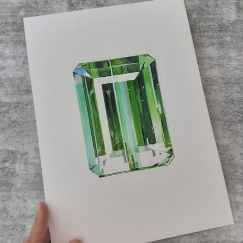 Green Tourmaline - Fine Art Print