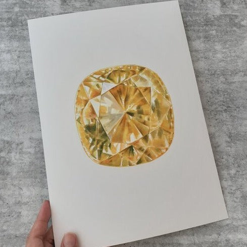 Yellow Sapphire - Fine Art Print
