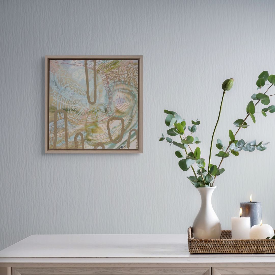 Layered Textures And Flowing Forms