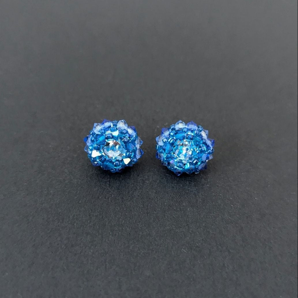 Blue Caroline Earrings