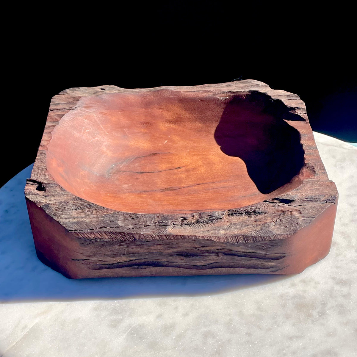 Hand Carved Wandoo Bowl