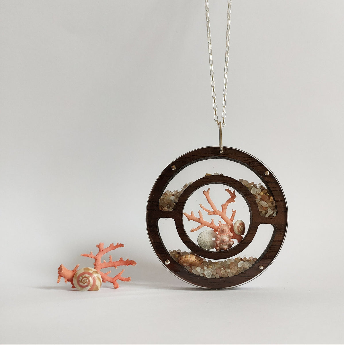 Round Ocean Treasure Pendant