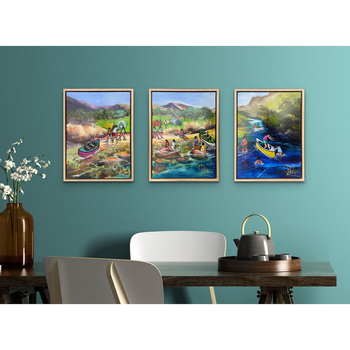 Camp Carry On Triptych - Fine Art Print