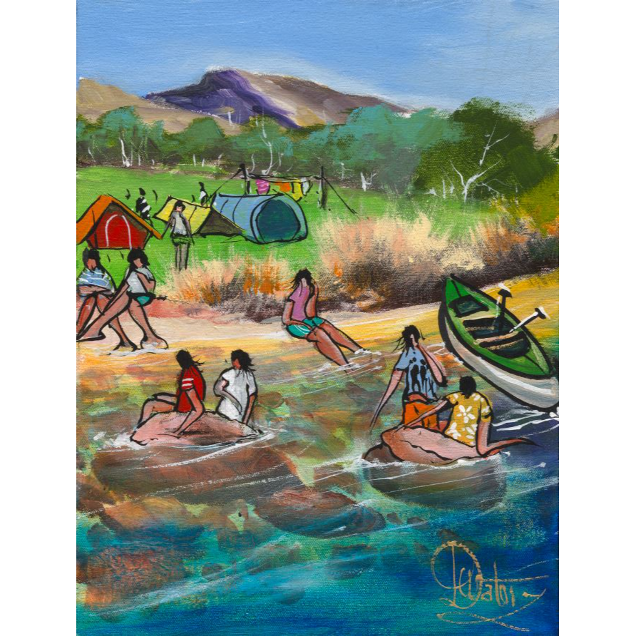 Camp Carry On Triptych - Fine Art Print