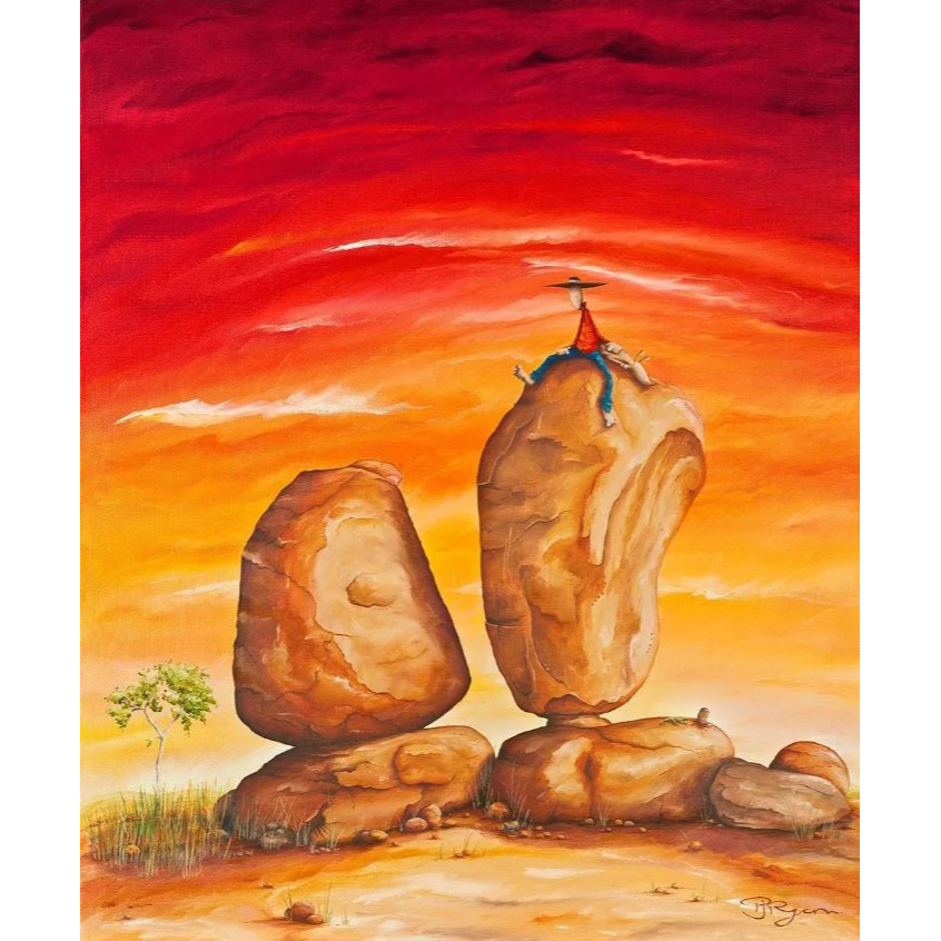 Dine on Devil&#39;s Marbles - Fine Art Print