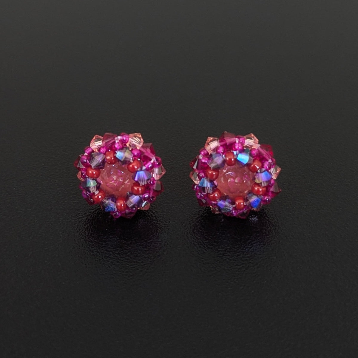 Magenta Caroline Earrings