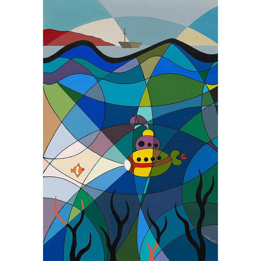 N is for Ningaloo (Clownfish Spotting) - Fine Art Print