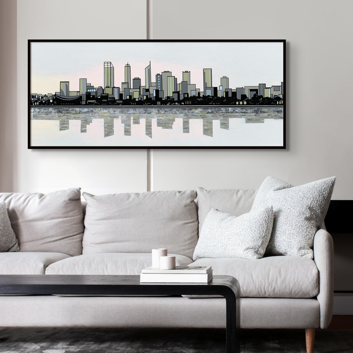 P is for Perth (Swan River) - Fine Art Print