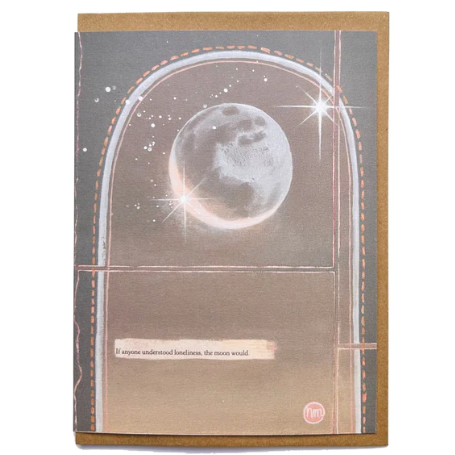 Greeting Card - Moon Stars