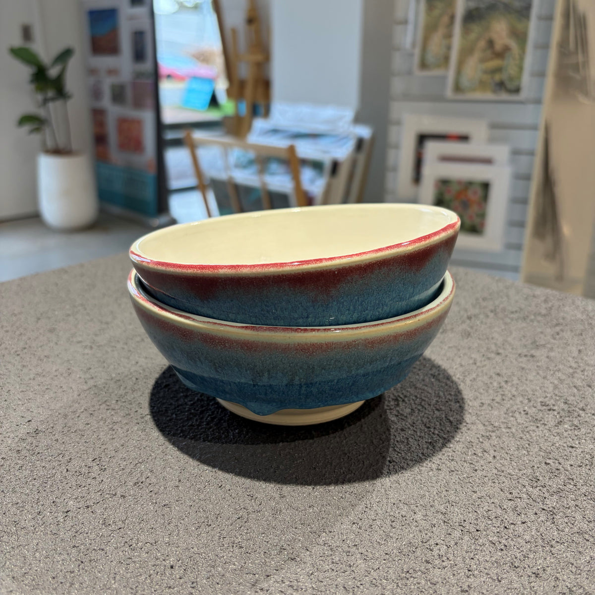 Glazed Desert Bowl