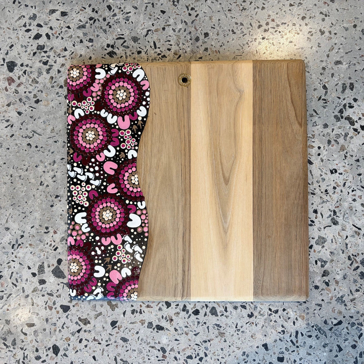 Charcuterie Board Square (Pink)