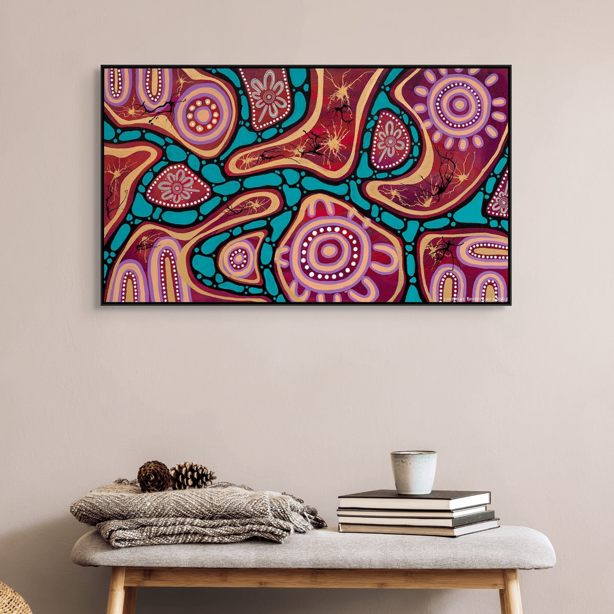 Billabong Gathering - Fine Art Print