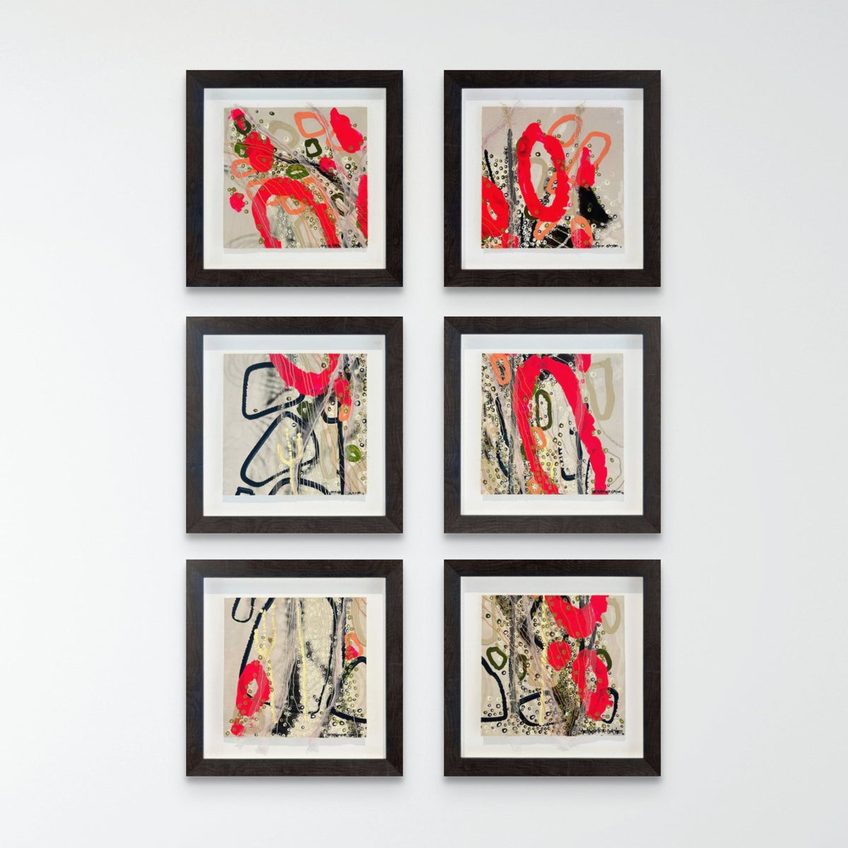 Map; Set of 6