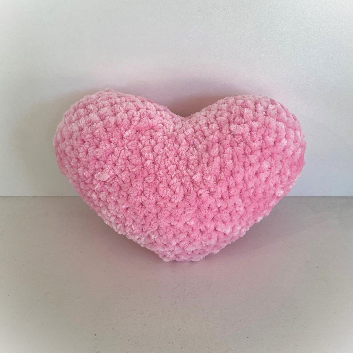 Pink Heart Plushie