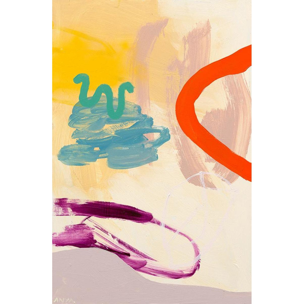 Mark Making Study #29 - Paper Print