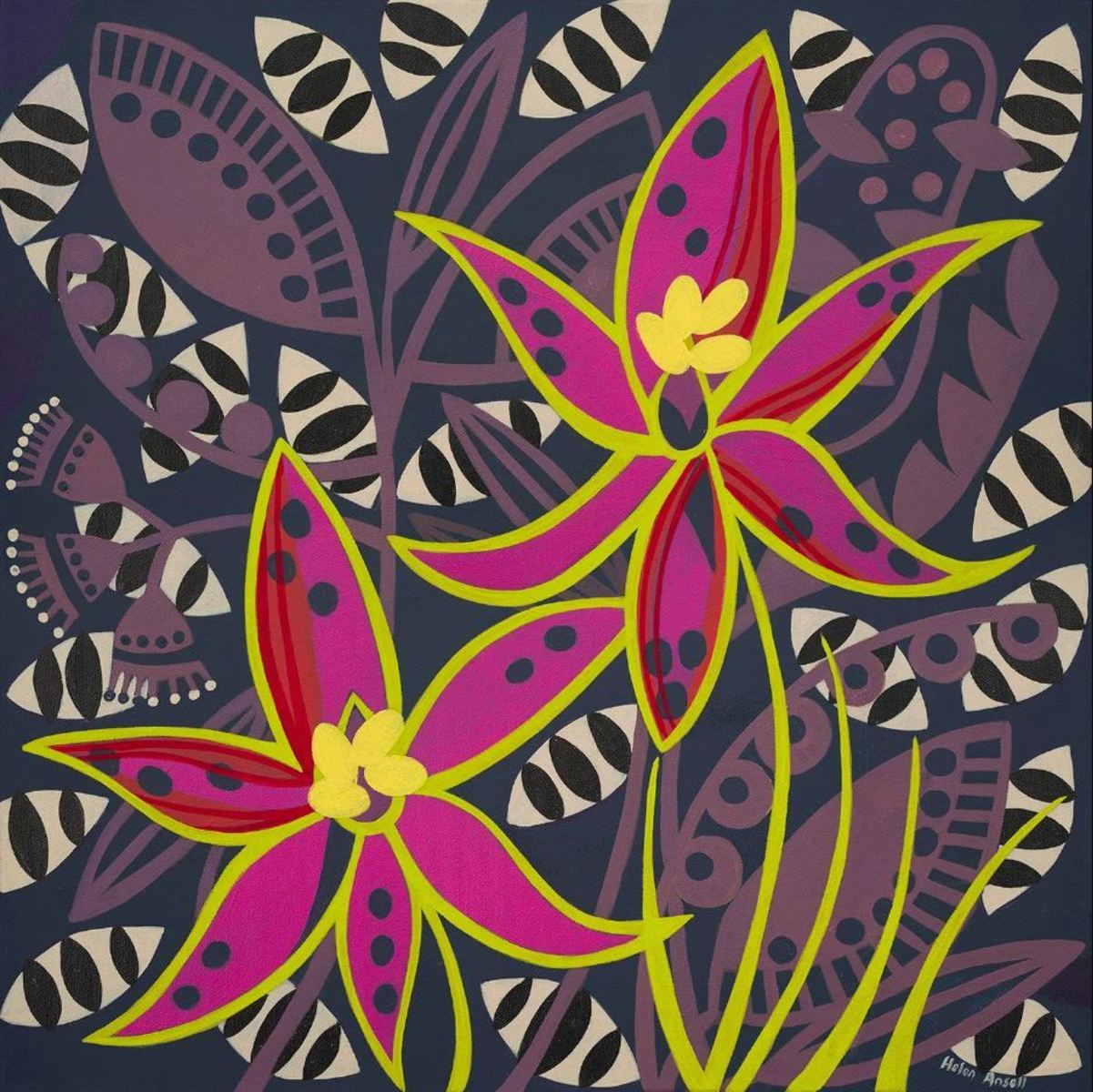 Queen of Sheba Orchid - Paper Print