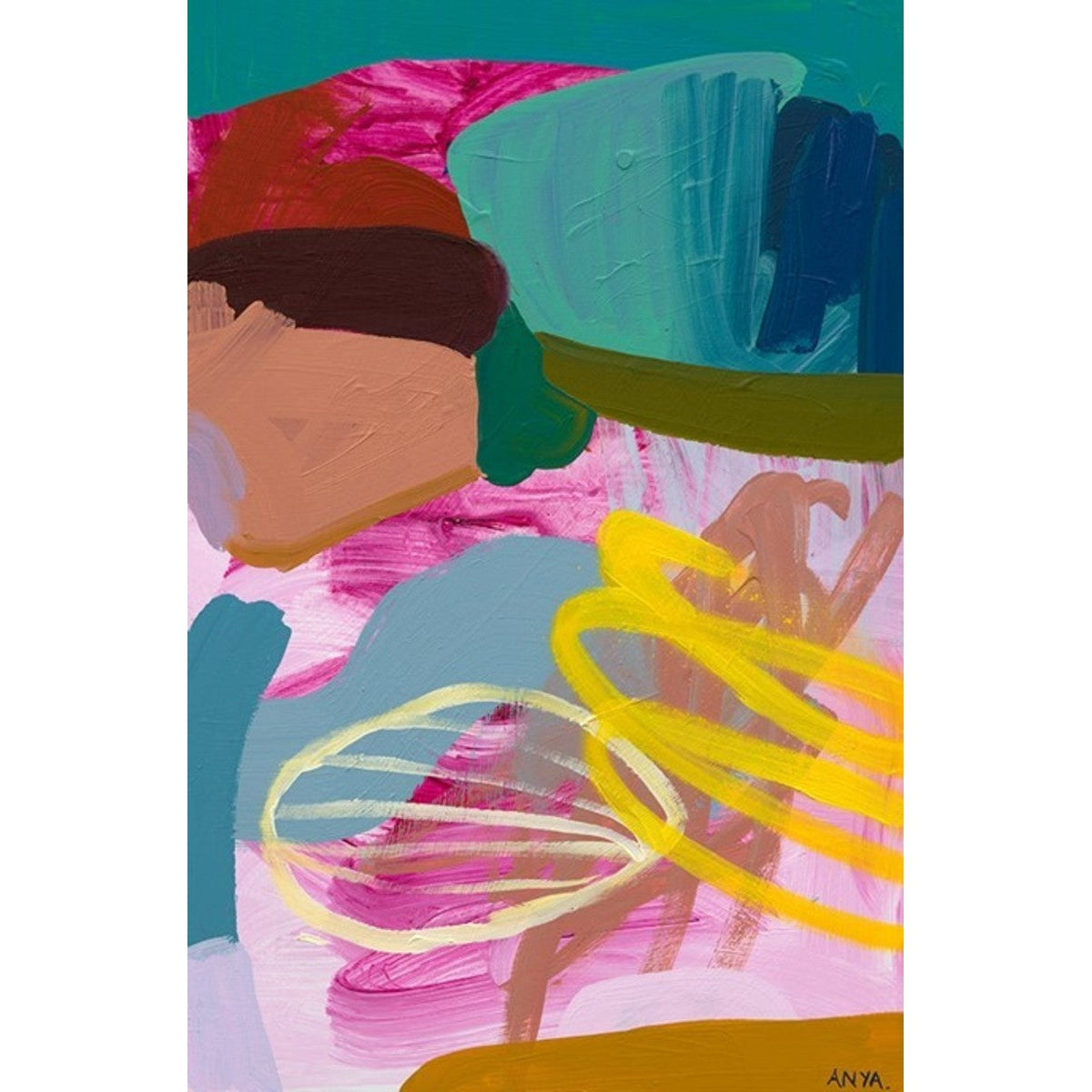 Mark Making Study #42- Paper Print