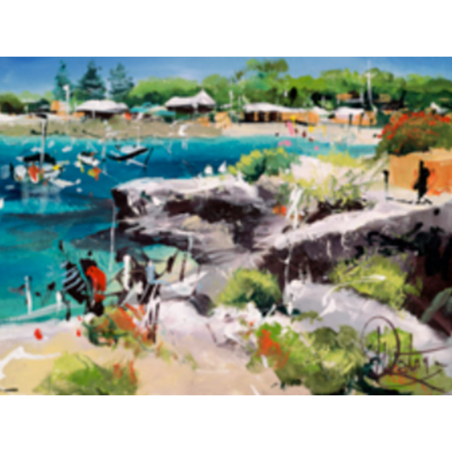 Rotto Rhythm 2 - Matted Paper Print