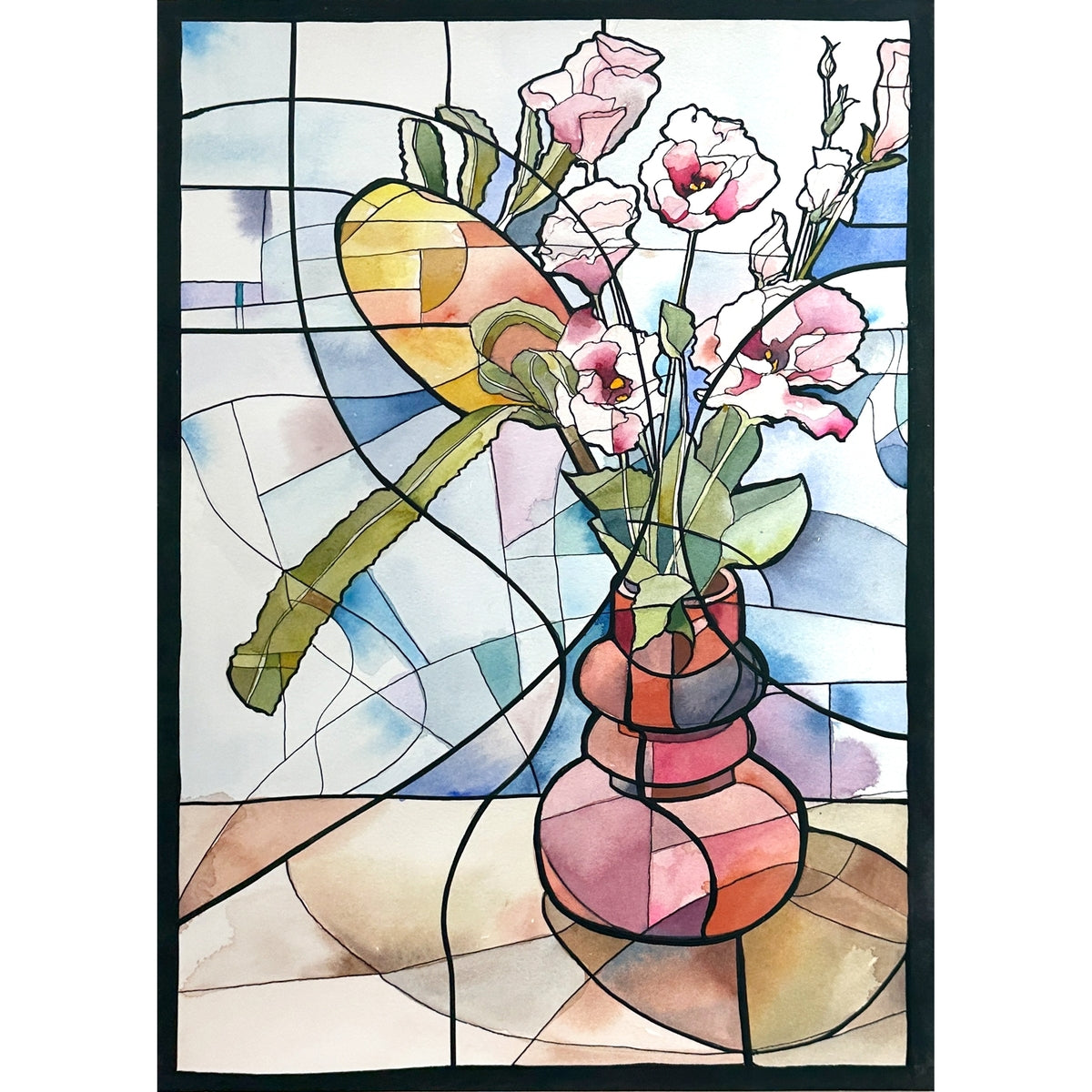 Lisianthus In Vase