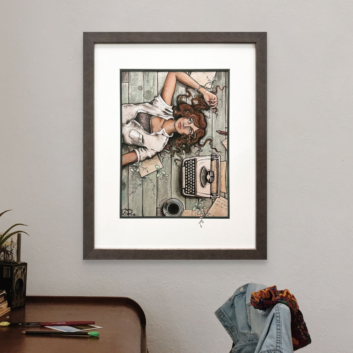 The Writer - Hand embellished