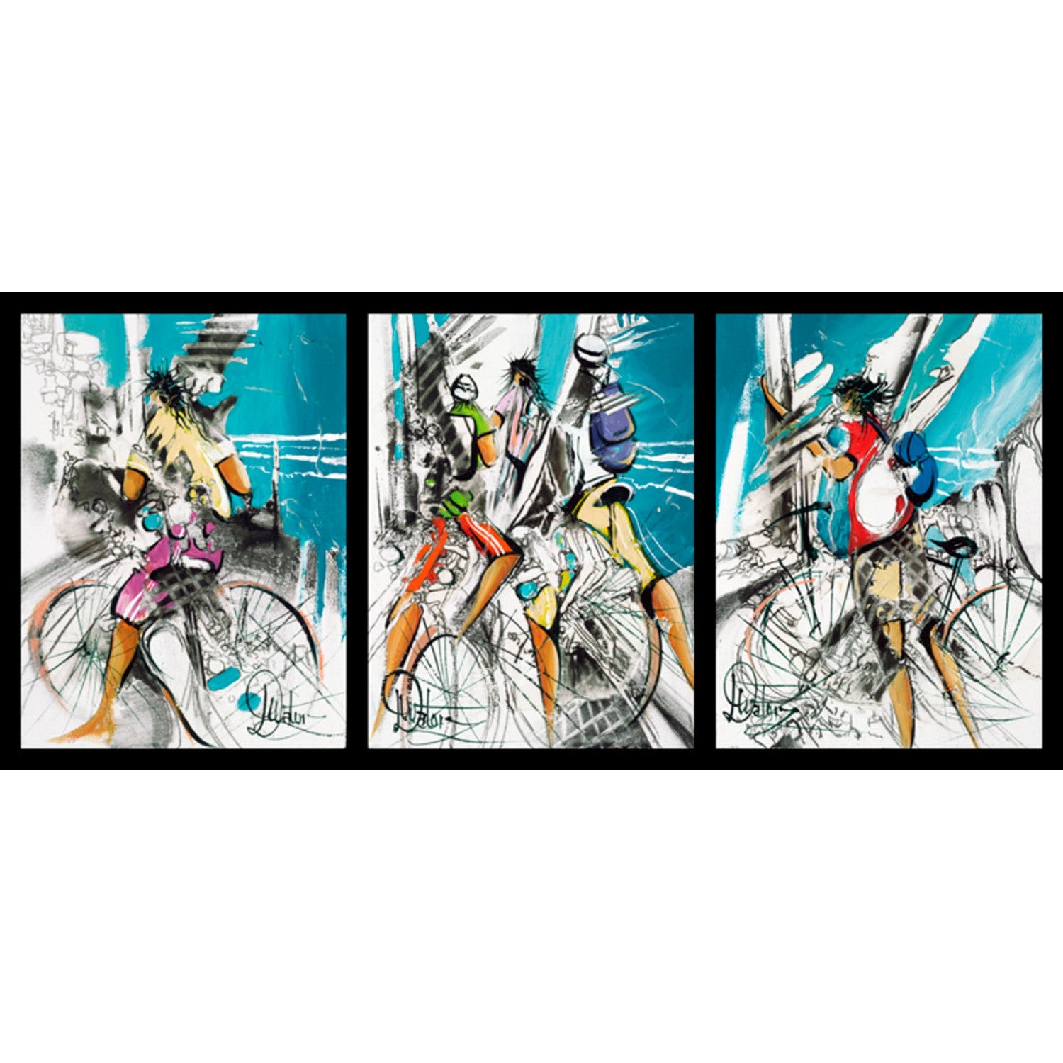 Rotto Taxi - Matted Paper Print