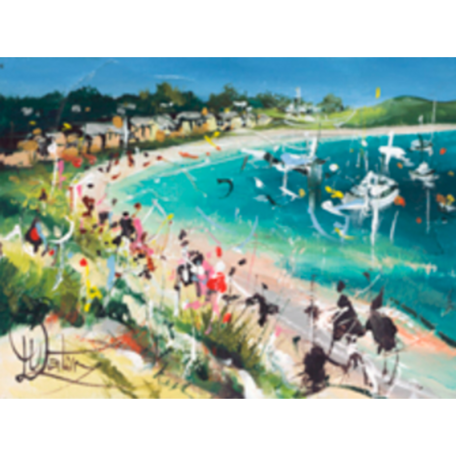 Rotto Rhythm 1 - Matted Paper Print