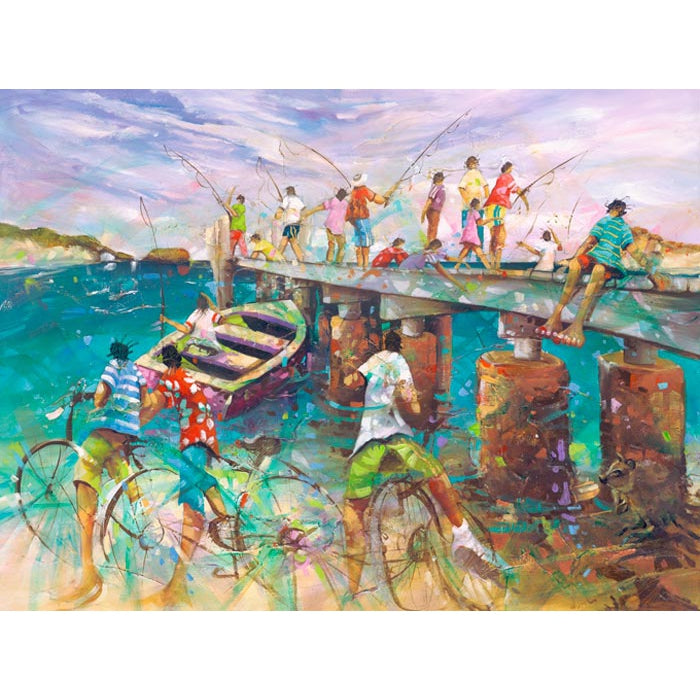 Donald Waters Any Luck Fine Art Print