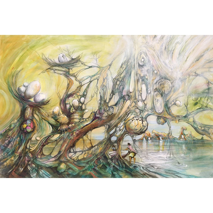 Donald Waters Anyone Home Fine Art Print