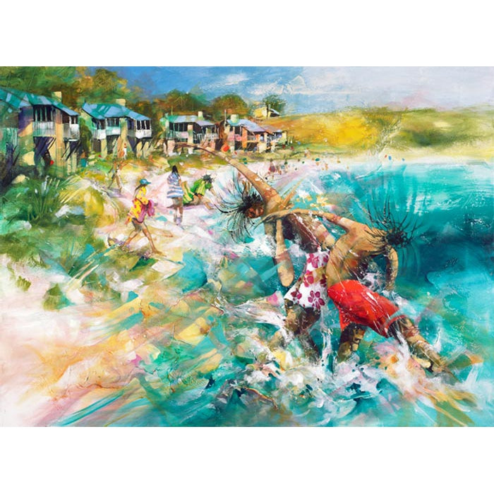 Donald Waters Big Splash Fine Art Print