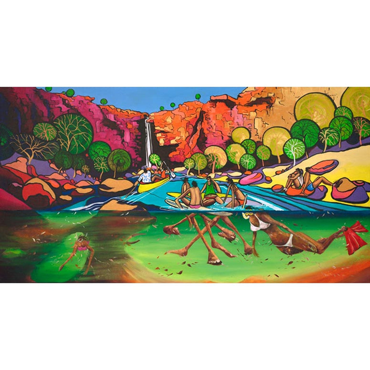 Donald Waters Board Meeting Fine Art Print