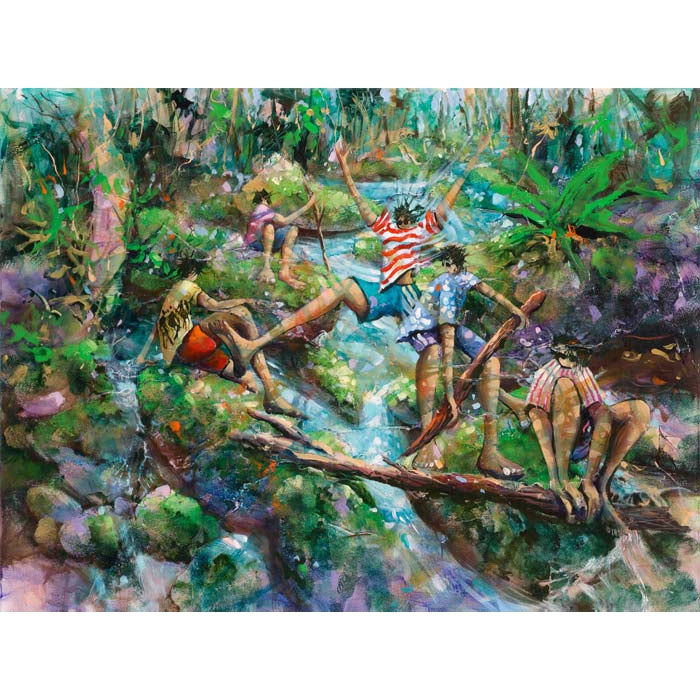 Donald Waters Bridging The Gap Fine Art Print