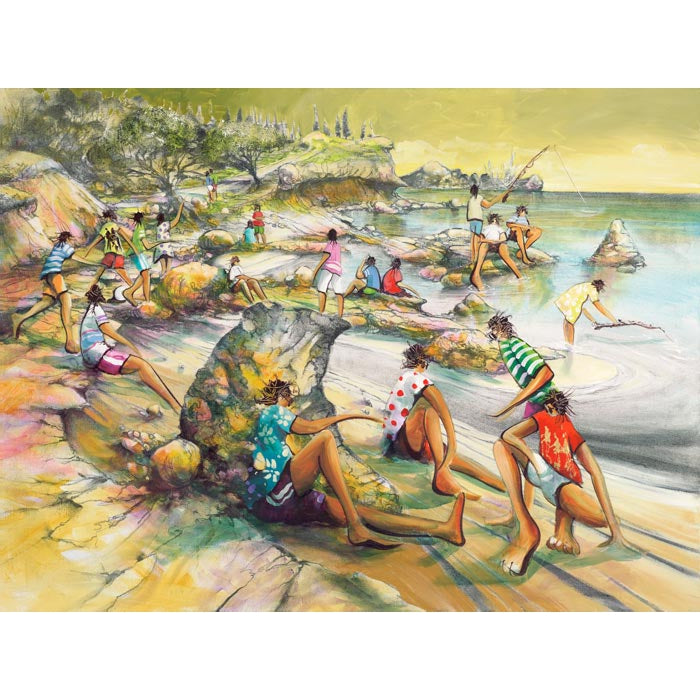 Donald Waters Camp Vigour Fine Art Print