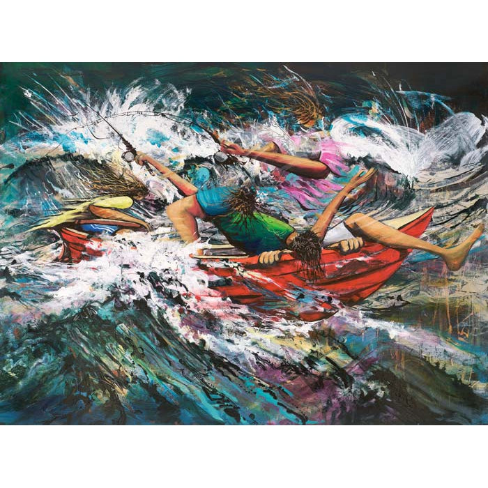 Donald Waters Captain Fearless Fine Art Print