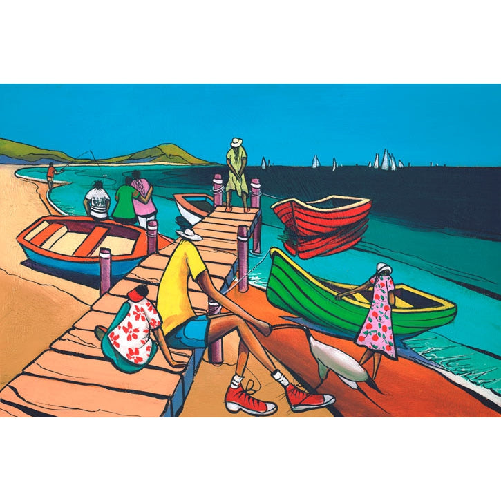 Donald Waters Day Trippers Fine Art Print