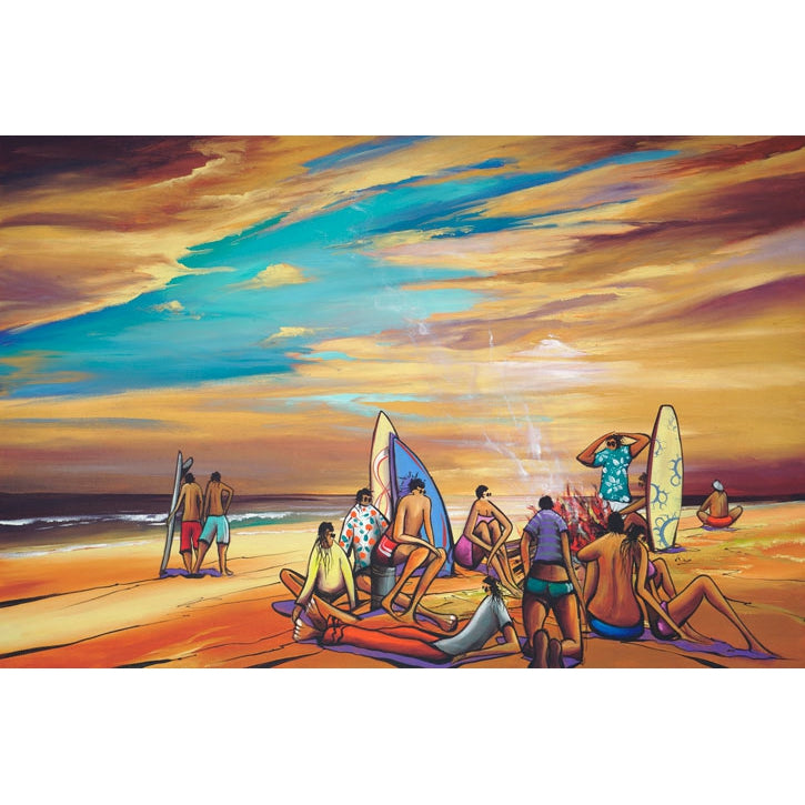 Donald Waters Days End Fine Art Print