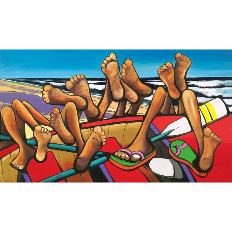 Donald Waters Deep In Conversation Fine Art Print