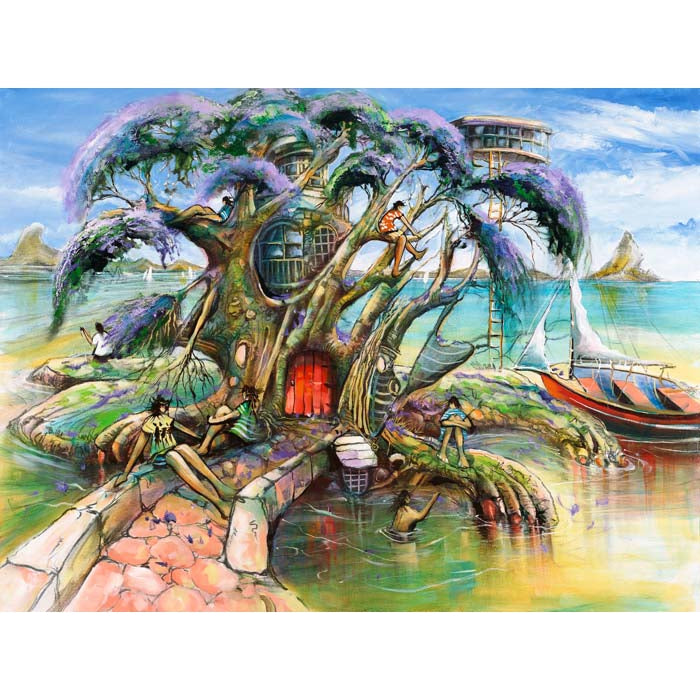 Donald Waters Di's Hut Fine Art Print