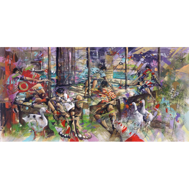 Donald Waters Duck Inn Fine Art Print