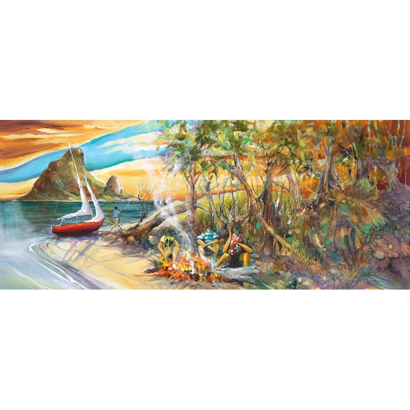 Donald Walters Fishing Trip Fine Art Print