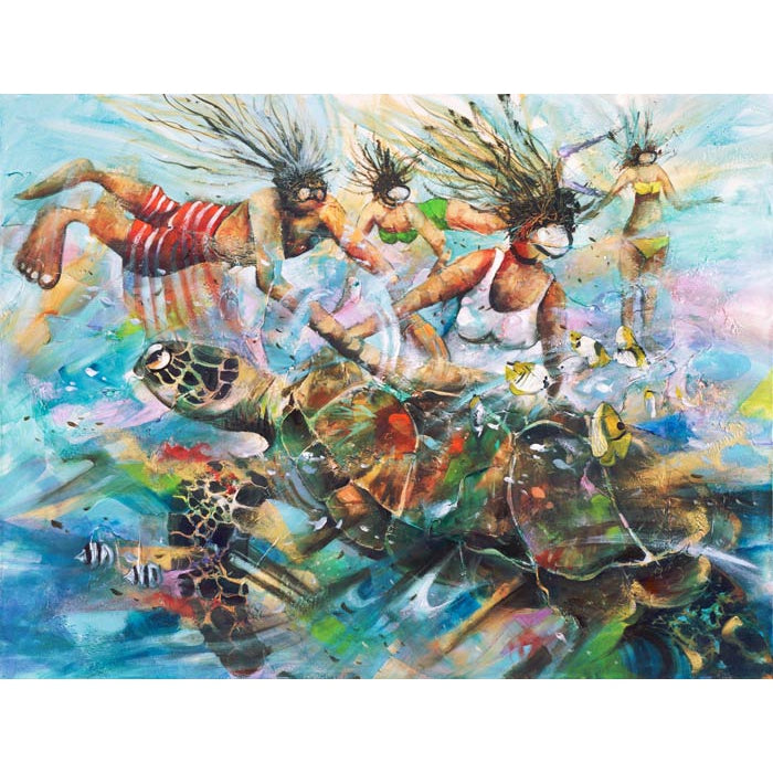 Donald Walters Flash Dance Fine Art Print