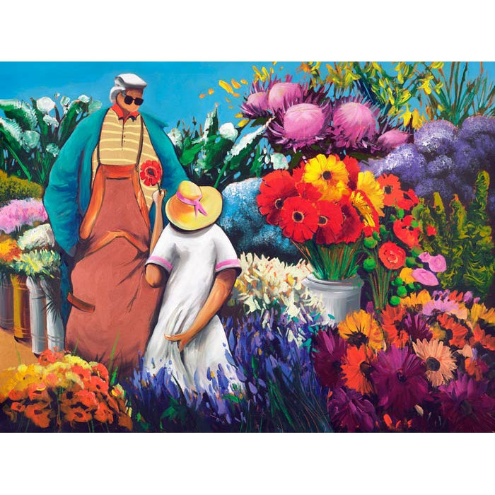 Donald Walters Flower Girl Fine Art Print