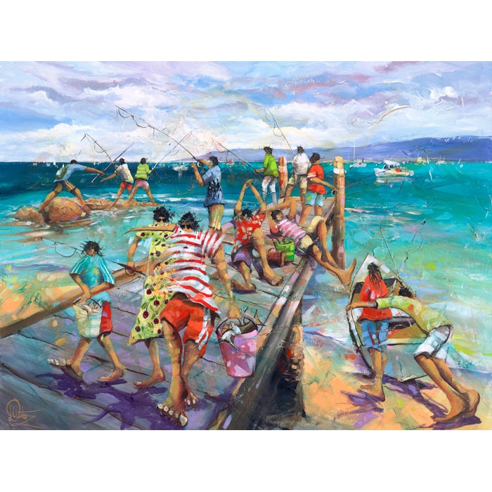 Donald Walters Full To The Bream Fine Art Print