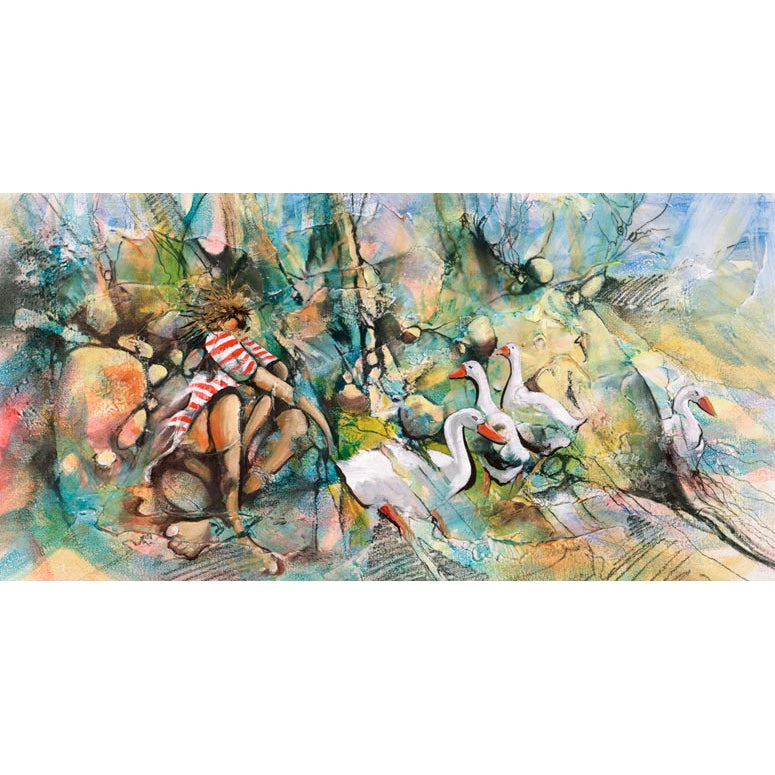 Donald Walters Goose Bumps Fine Art Print