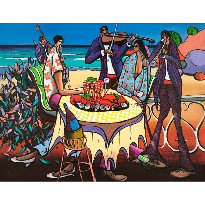 Donald Walters Here's To Us Fine Art Print