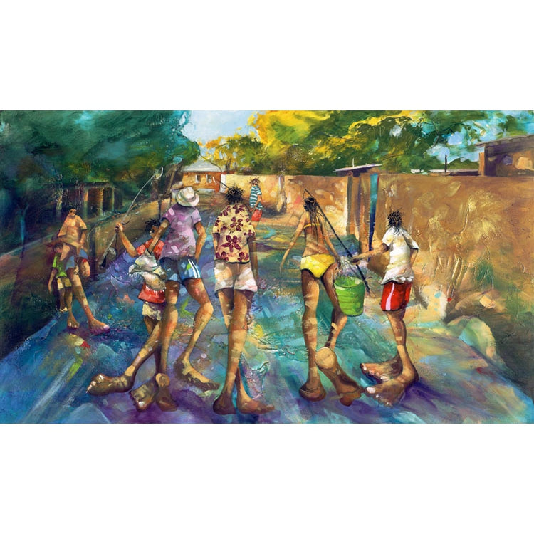 Donald Walters Hurry Up Fine Art Print