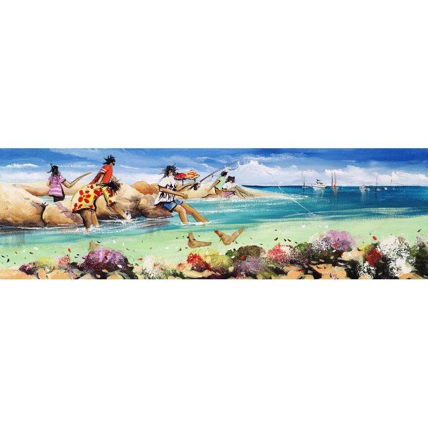 Donal Waters It's A Hard Life Fine Art Print