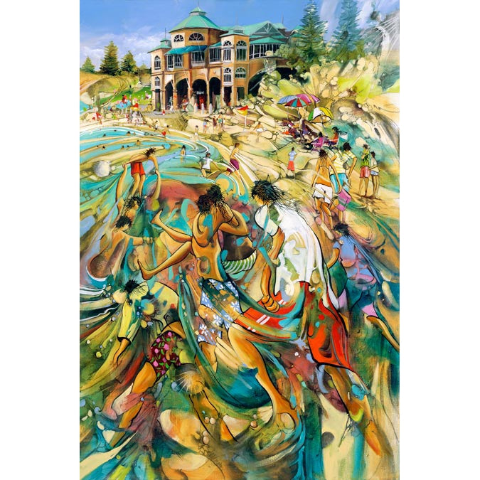 Donal Waters It's All Happening Fine Art Print